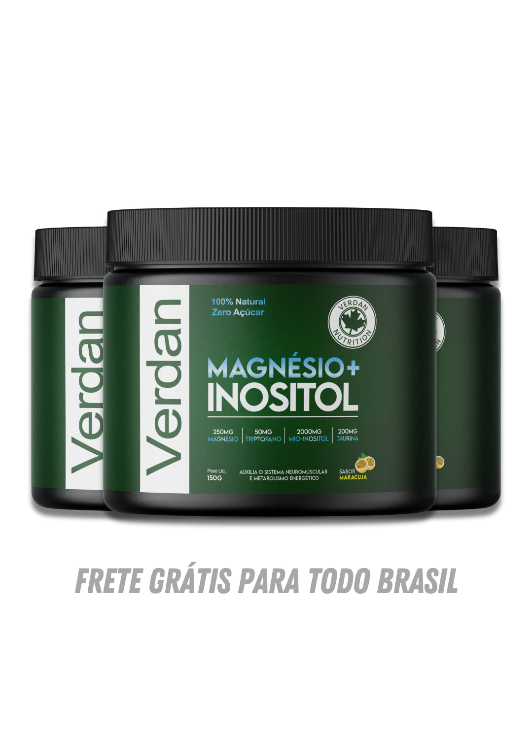 Magnésio+Inositol Verdan - 3 unidades