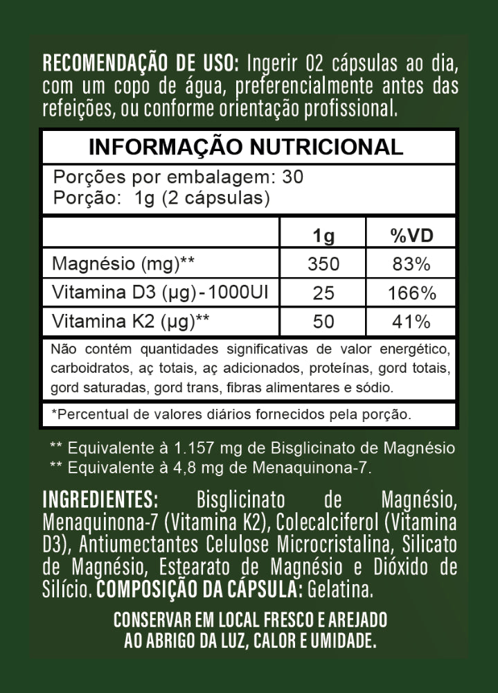 Informação nutricional Verdan